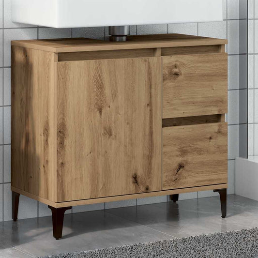 Sink Cabinet Artisan Oak 65x33x60 cm Engineered Wood