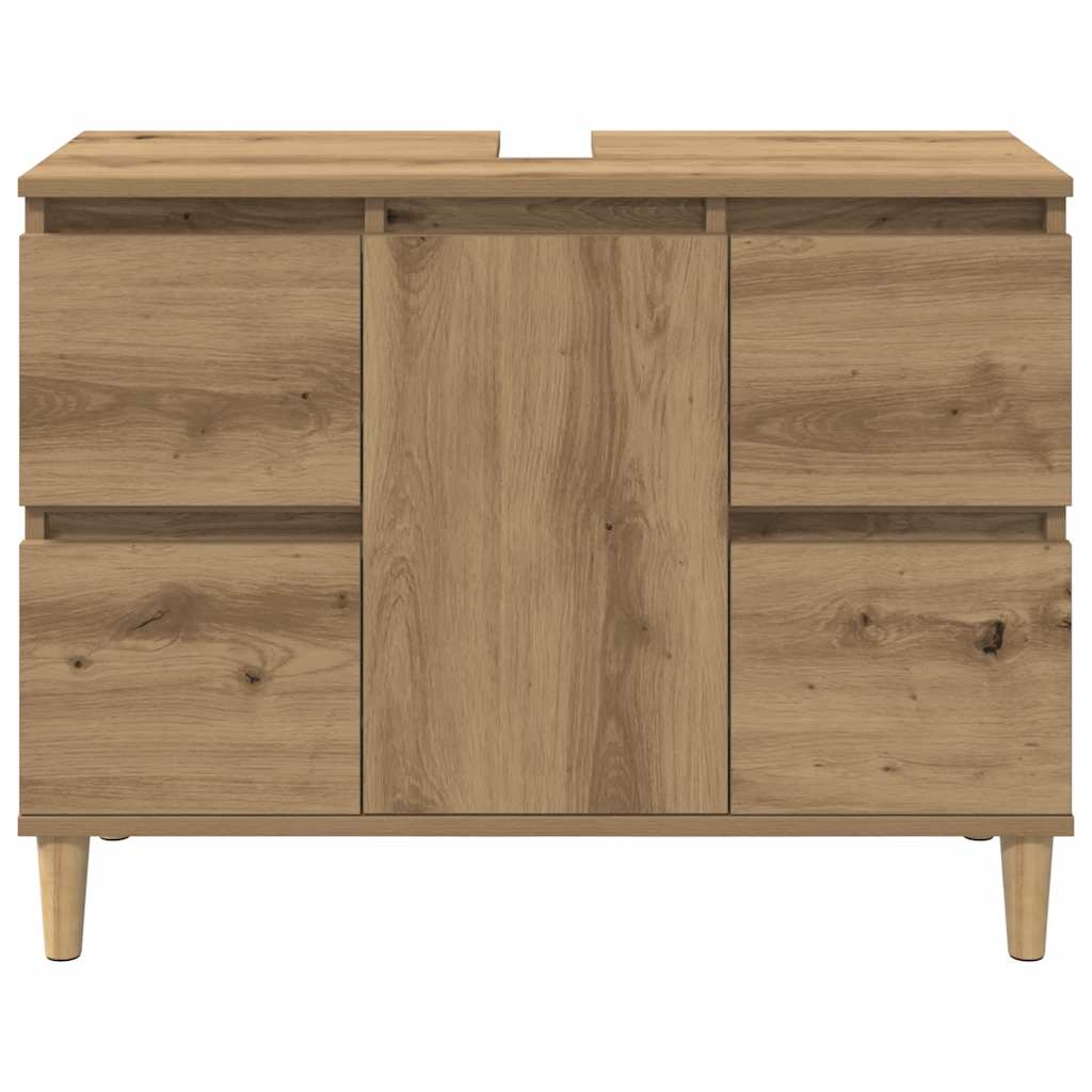 Sink Cabinet Artisan Oak 80x33x60 cm Engineered Wood