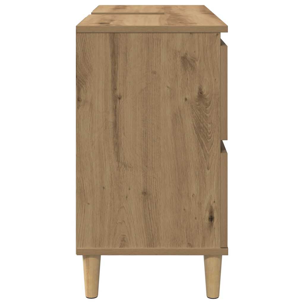 Sink Cabinet Artisan Oak 80x33x60 cm Engineered Wood