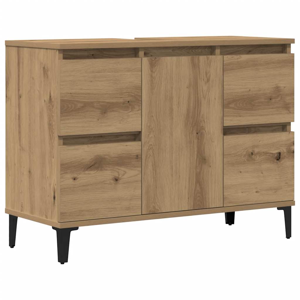 Sink Cabinet Artisan Oak 80x33x60 cm Engineered Wood