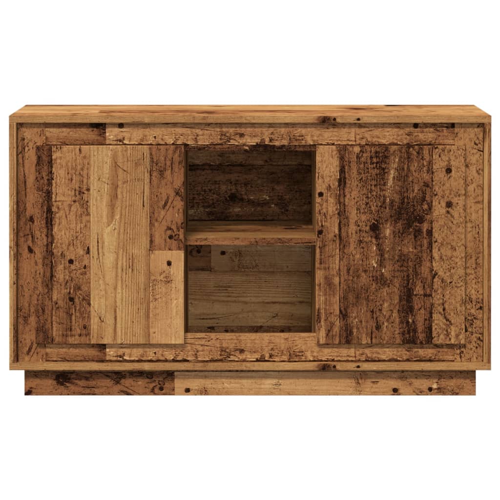 Sideboard Old Wood 102x35x60 cm Engineered Wood