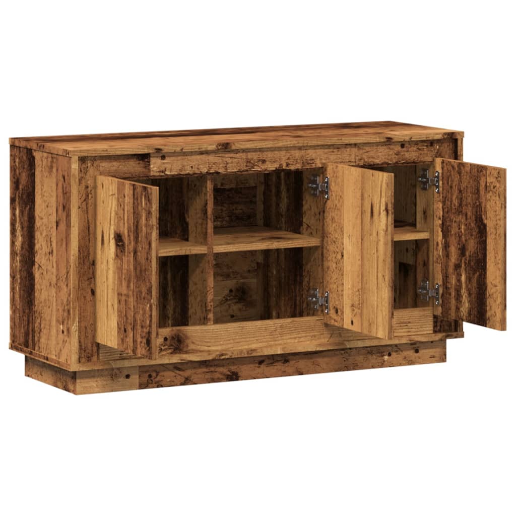 Sideboard Old Wood 102x35x55 cm Engineered Wood