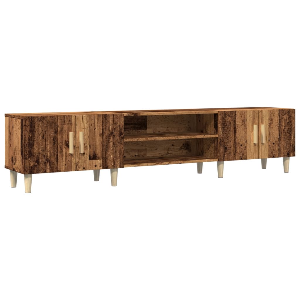 TV Cabinet Old Wood 180x31,5x40 cm Engineered Wood