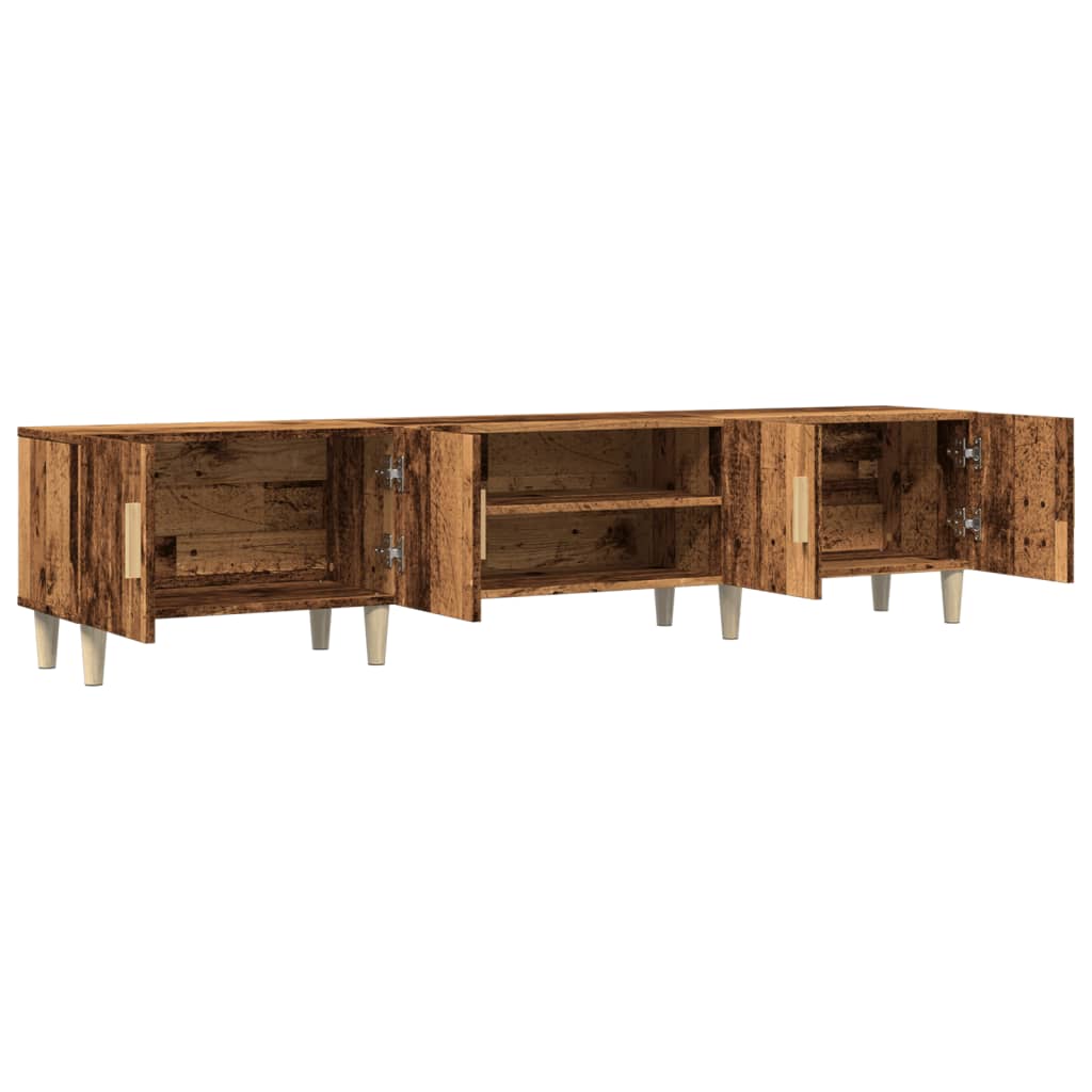 TV Cabinet Old Wood 180x31,5x40 cm Engineered Wood