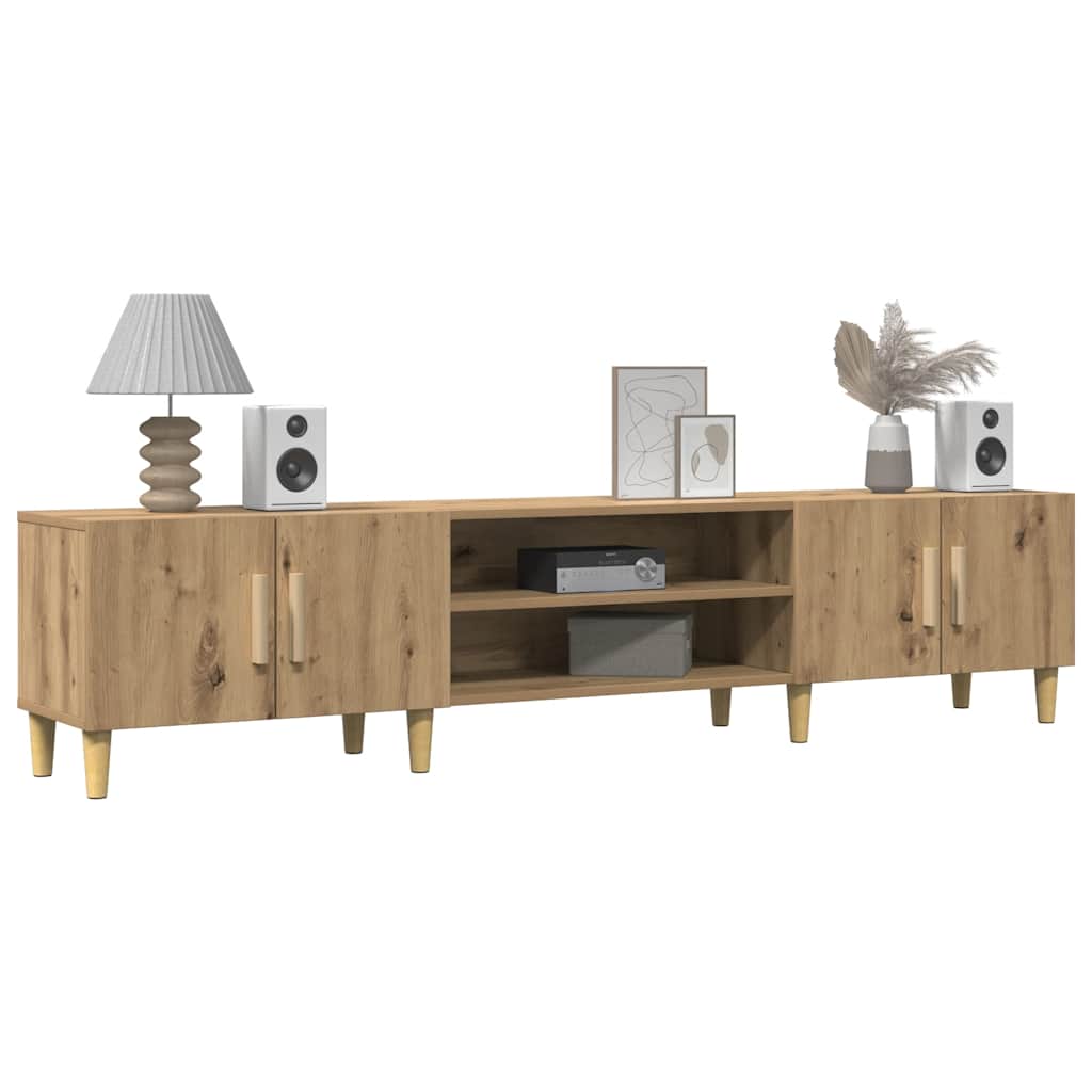 TV Cabinet Artisan Oak 180x31.5x40 cm Engineered Wood