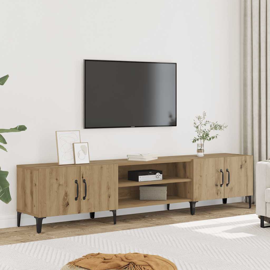 TV Cabinet Artisian Oak 180x31,5x40 cm Engineered Wood
