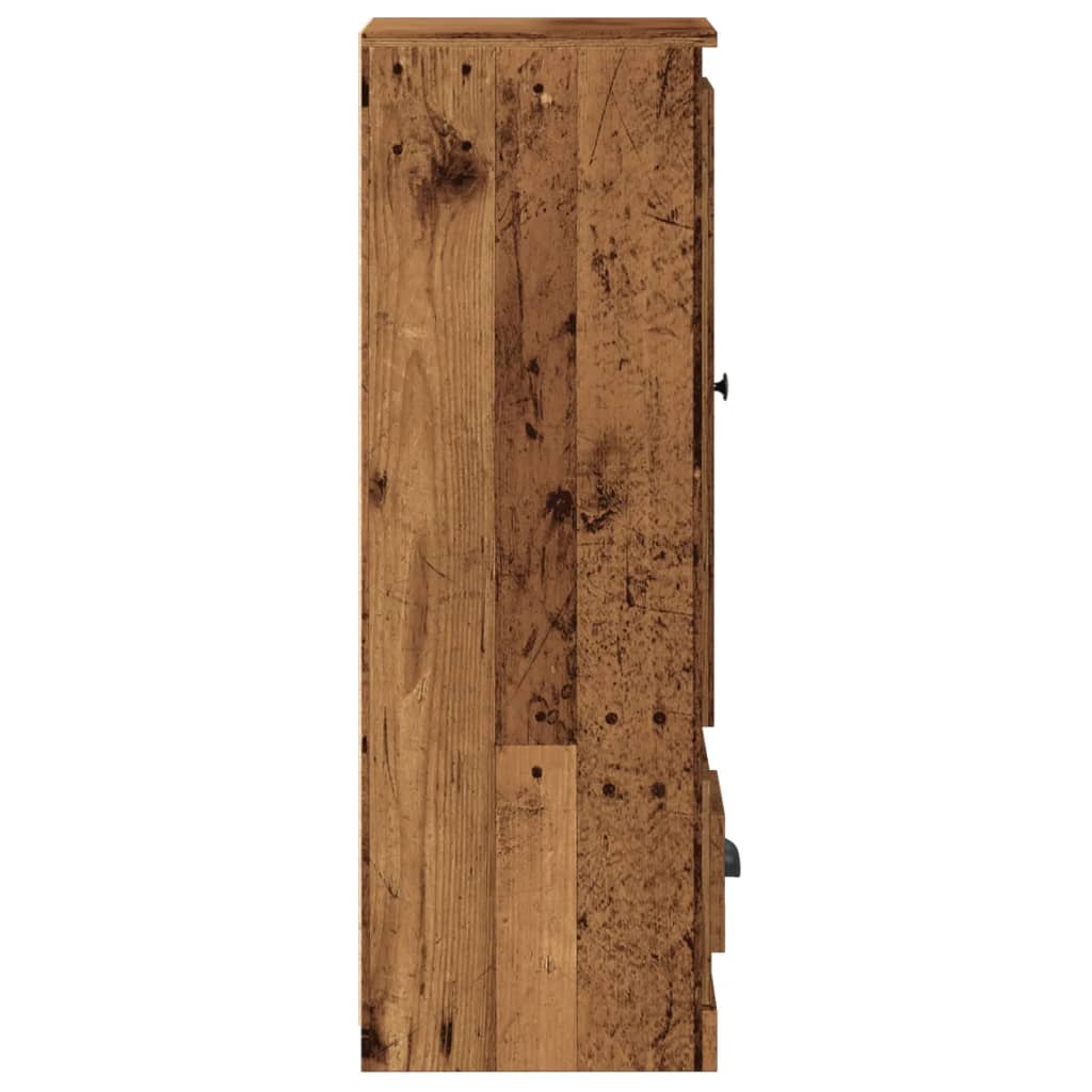 Highboard Old Wood 36x35.5x103.5 cm Engineered Wood