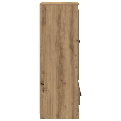 Highboard Artisian Oak 36x35,5x103,5 cm Engineered Wood