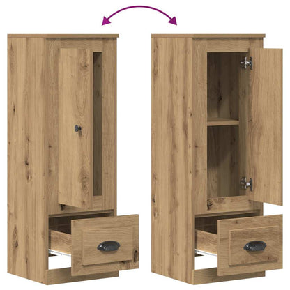 Highboard Artisian Oak 36x35,5x103,5 cm Engineered Wood