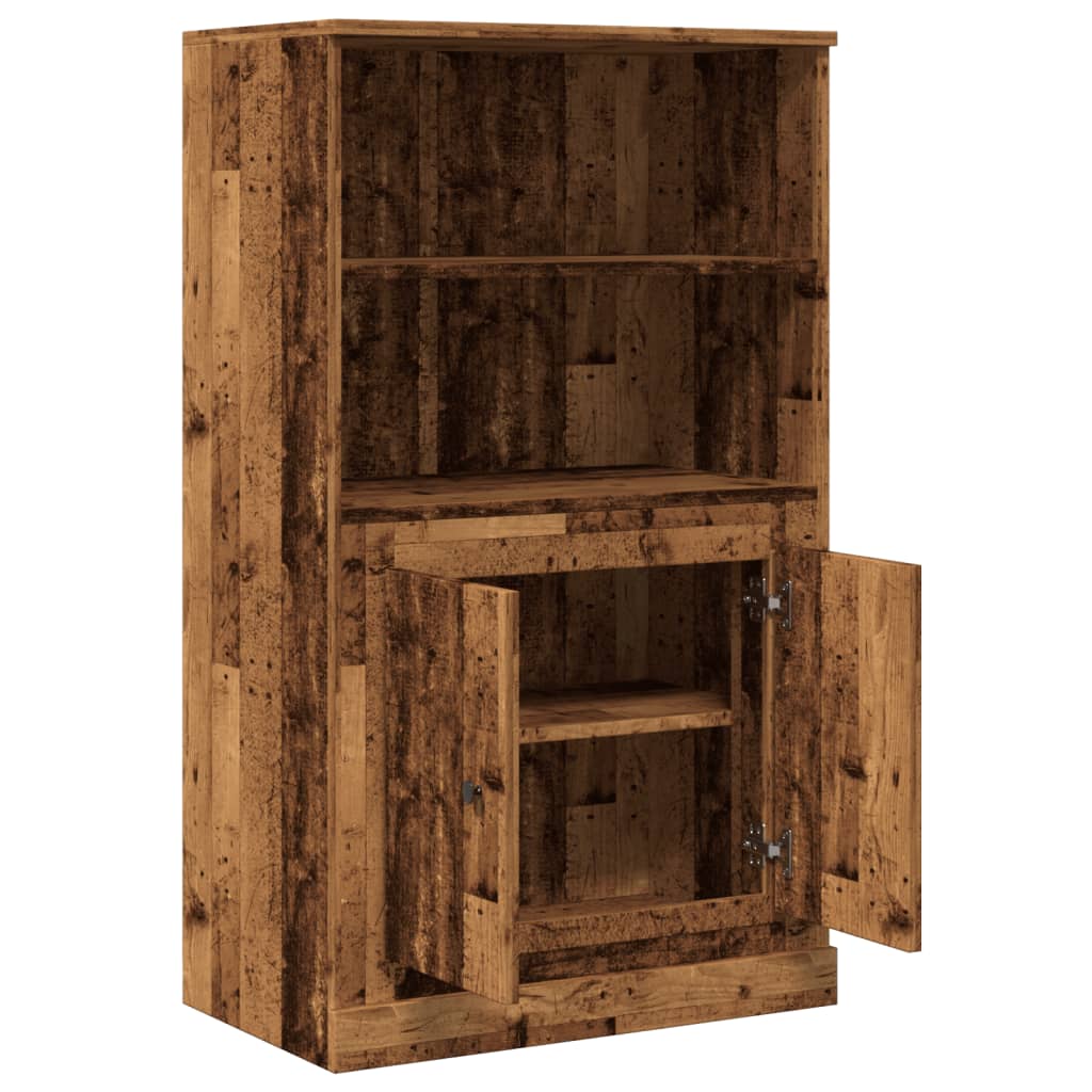 Highboard Old Wood 60x35.5x103.5 cm Engineered Wood