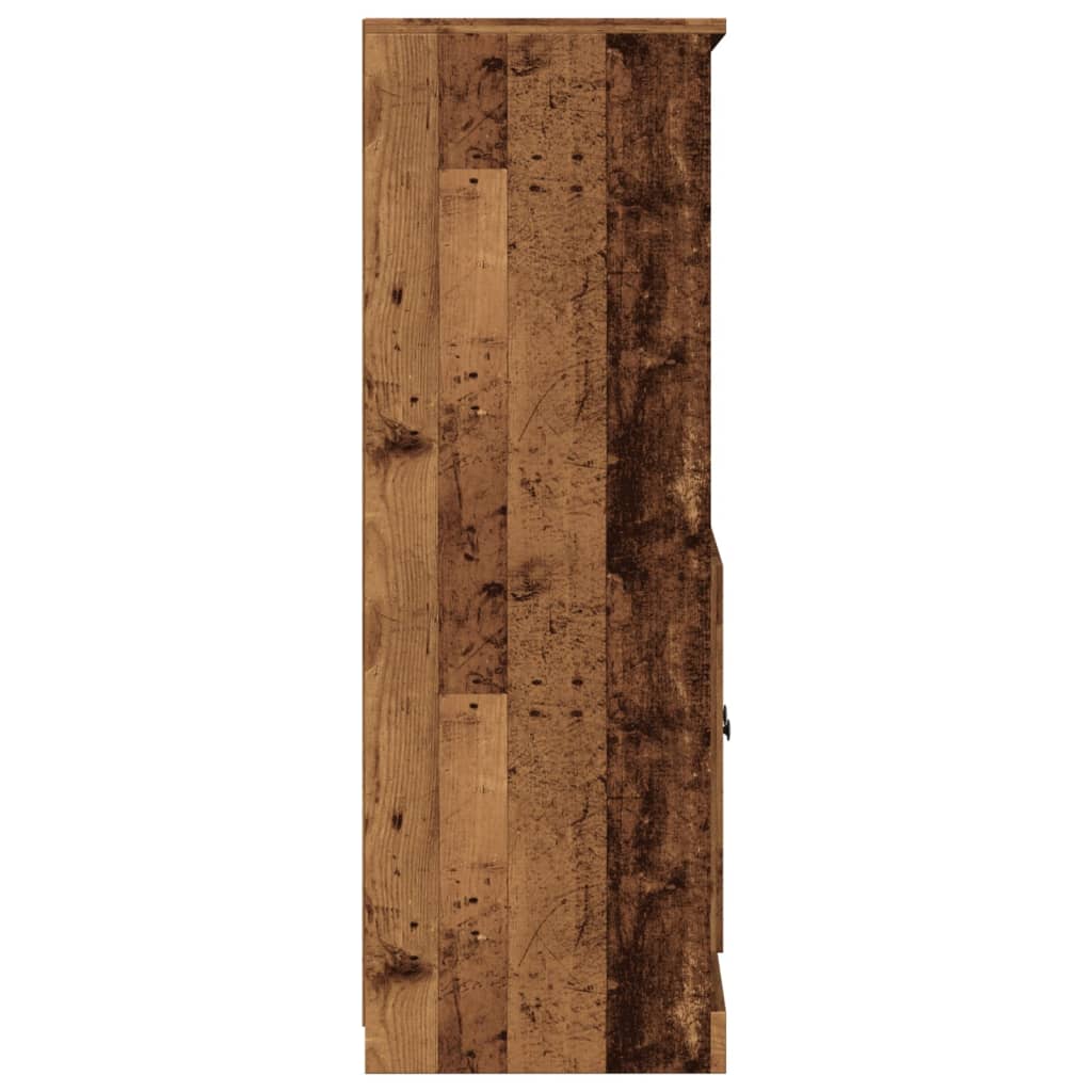 Highboard Old Wood 60x35.5x103.5 cm Engineered Wood