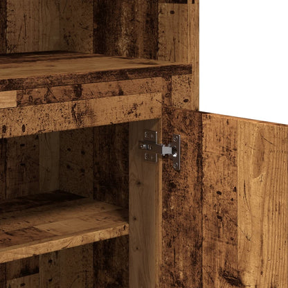 Highboard Old Wood 60x35.5x103.5 cm Engineered Wood