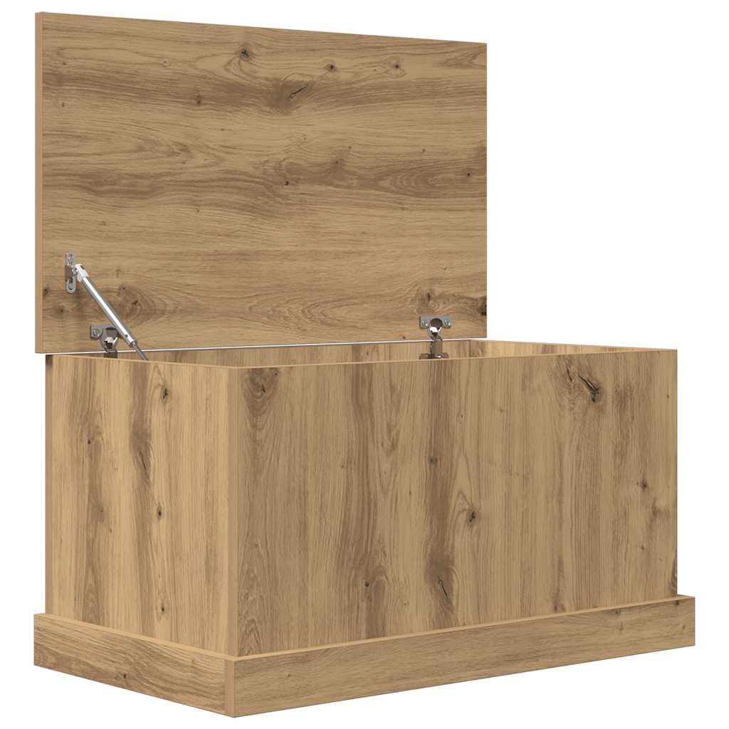 Storage Box Artisan Oak 70x40x38 cm Engineered Wood