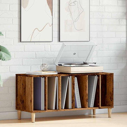 Record Cabinet Old Wood 100x38x48 cm Engineered Wood