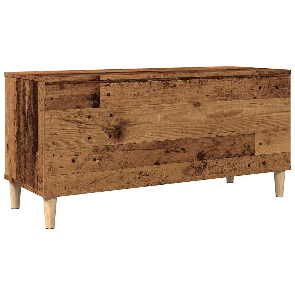 Record Cabinet Old Wood 100x38x48 cm Engineered Wood