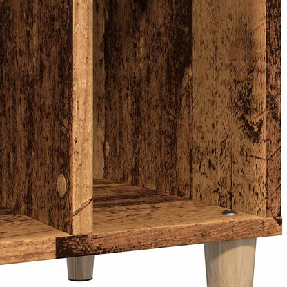 Record Cabinet Old Wood 100x38x48 cm Engineered Wood