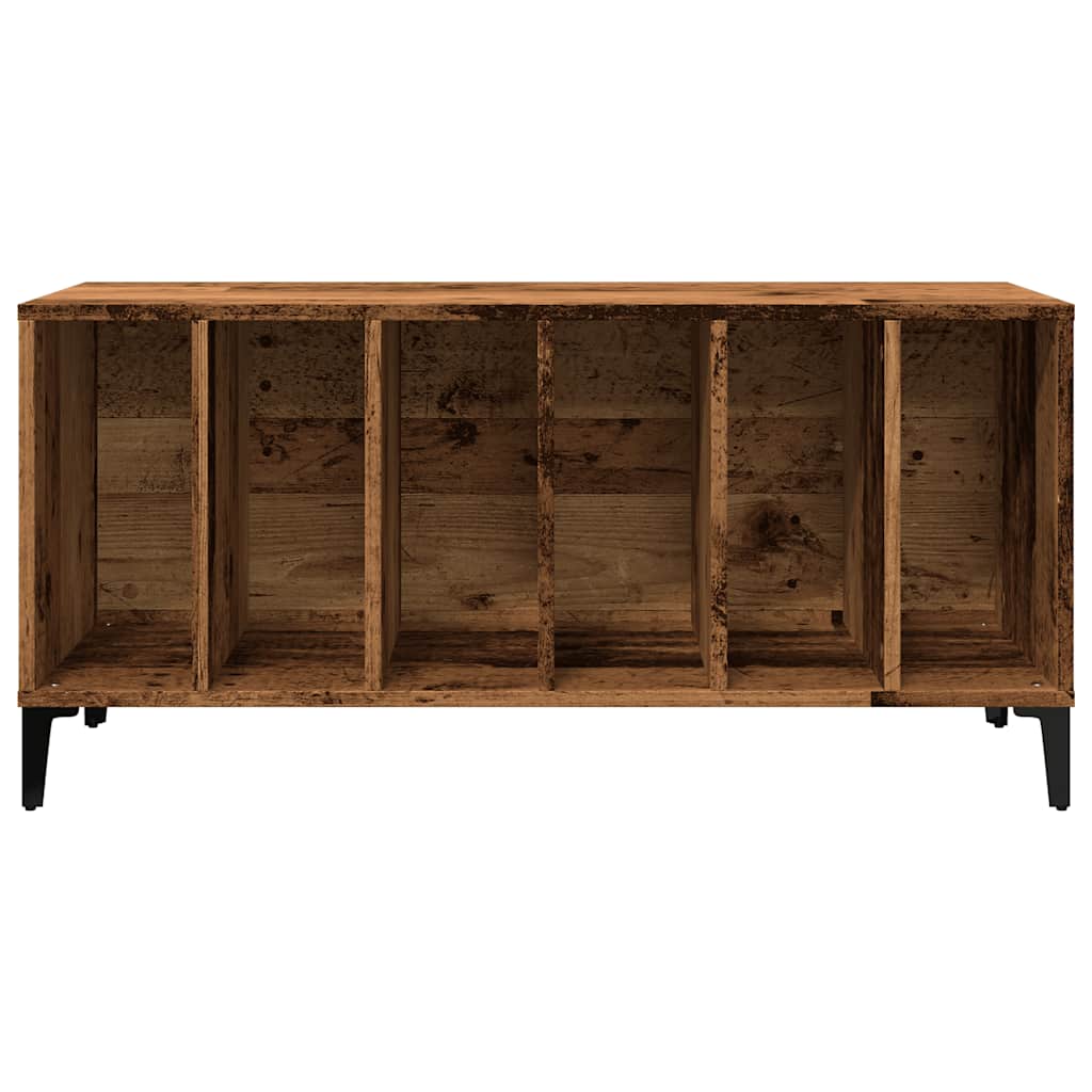 Record Cabinet Old Wood 100x38x48 cm Engineered Wood