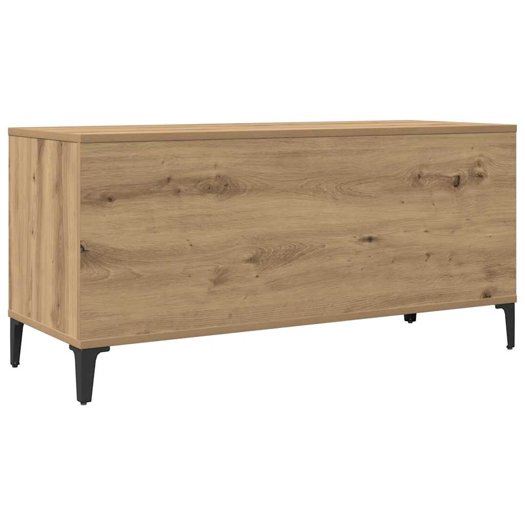 Record Cabinet Artisan Oak 100x38x48 cm Engineered Wood