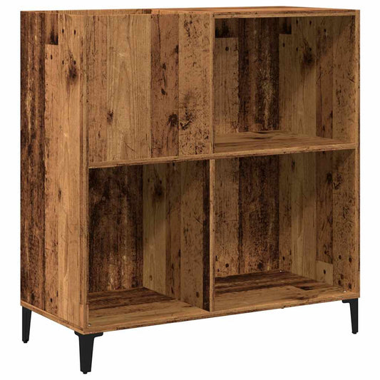 Record Cabinet Old Wood 84.5x38x89 cm Engineered Wood