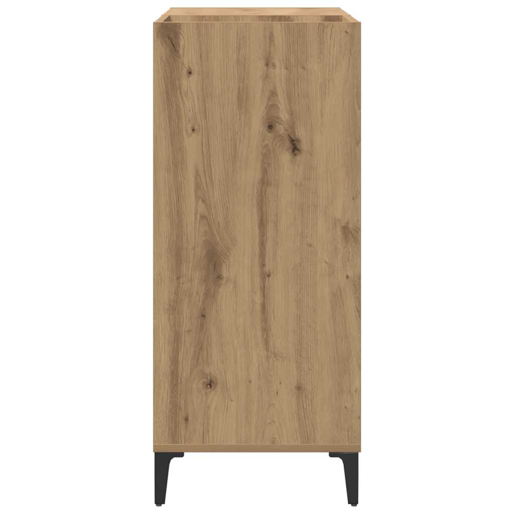 Record Cabinet Artisan Oak 84.5x38x89 cm Engineered Wood