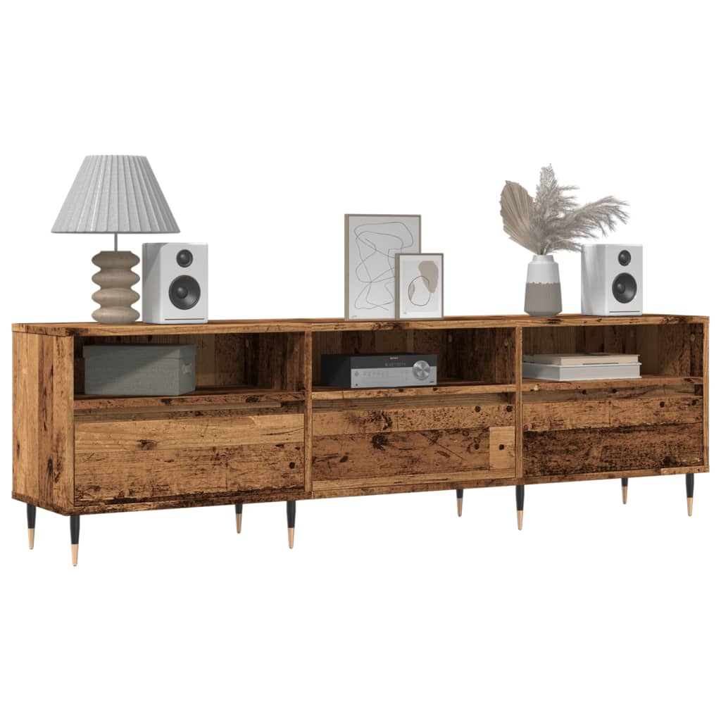 TV Cabinet Old Wood 150x30x44,5 cm Engineered Wood