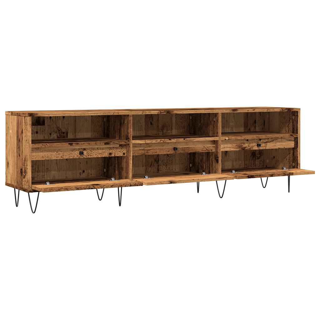 TV Cabinet Old Wood 150x30x44,5 cm Engineered Wood