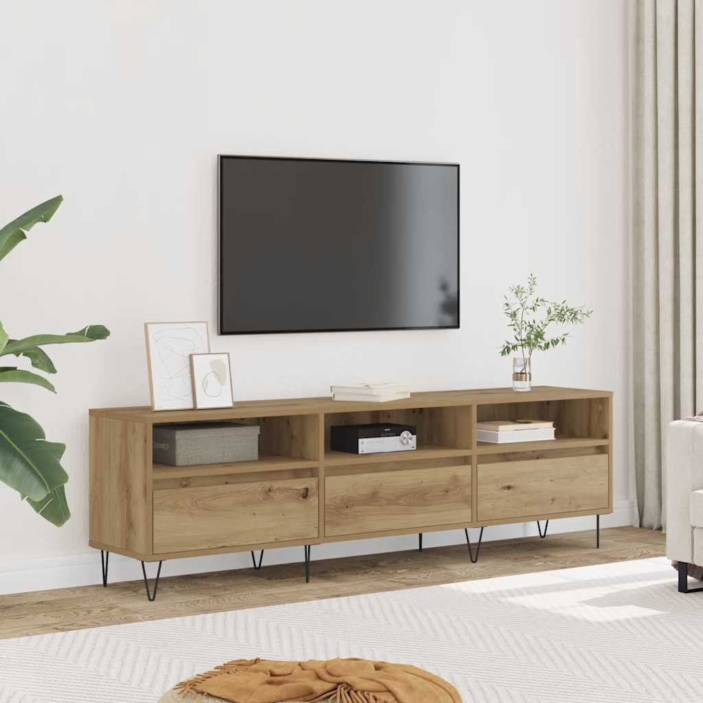 TV Cabinet Artisan Oak 150x30x44,5 cm Engineered Wood