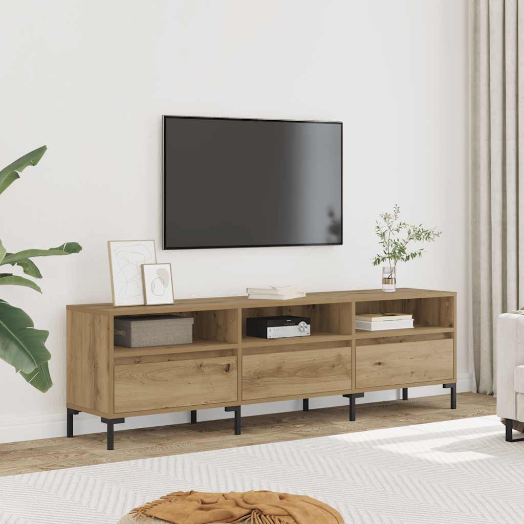 TV Cabinet Artisan Oak 150x30x44.5 cm Engineered Wood
