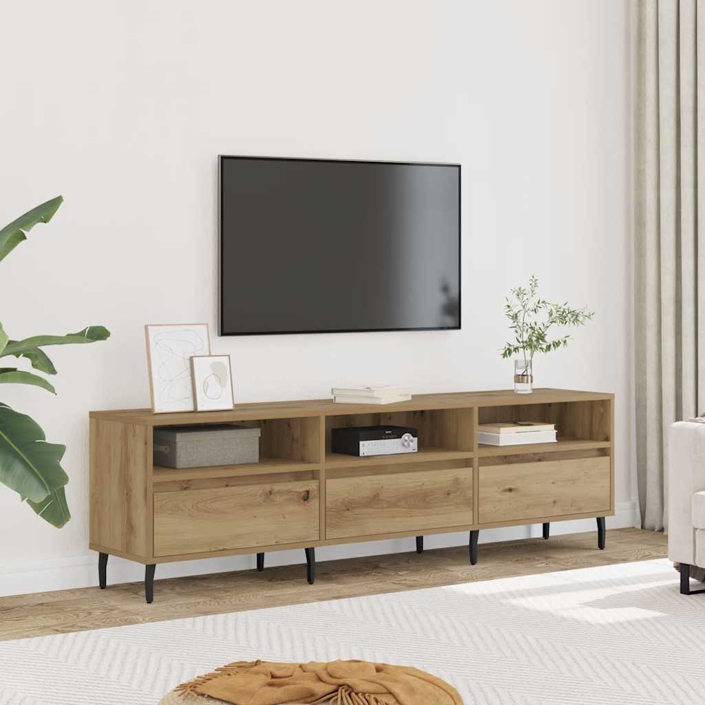 TV Cabinet Artisan Oak 150x30x44,5 cm Engineered Wood