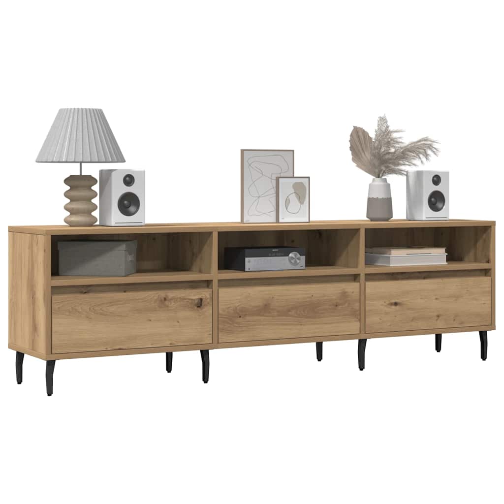 TV Cabinet Artisan Oak 150x30x44.5 cm Engineered Wood