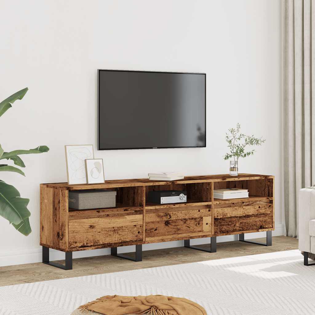 TV Cabinet Old Wood 150x30x44,5 cm Engineered Wood