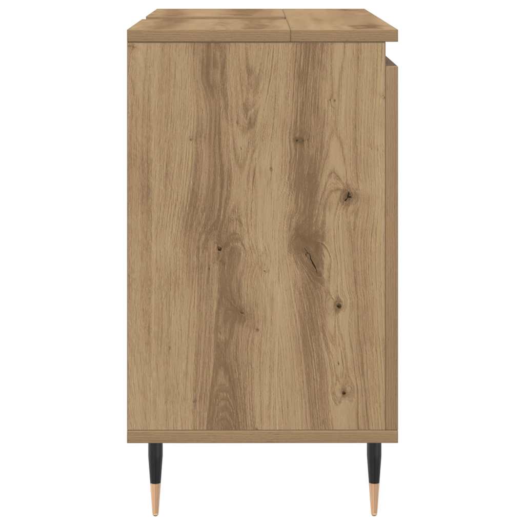 Bathroom Cabinet Artisan Oak 58x33x60 cm Engineered Wood
