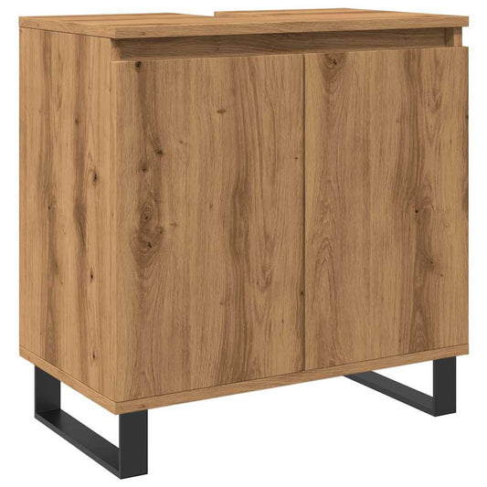 Bathroom Cabinet Artisan Oak 58x33x60 cm Engineered Wood