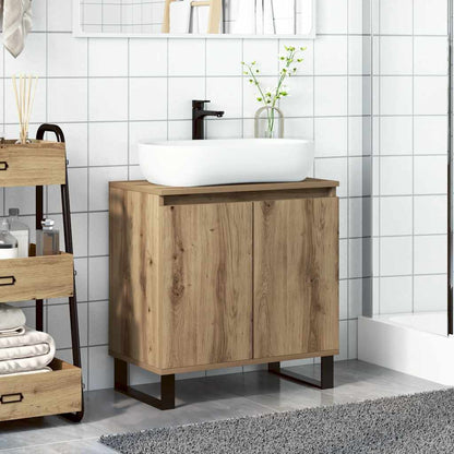 Bathroom Cabinet Artisan Oak 58x33x60 cm Engineered Wood