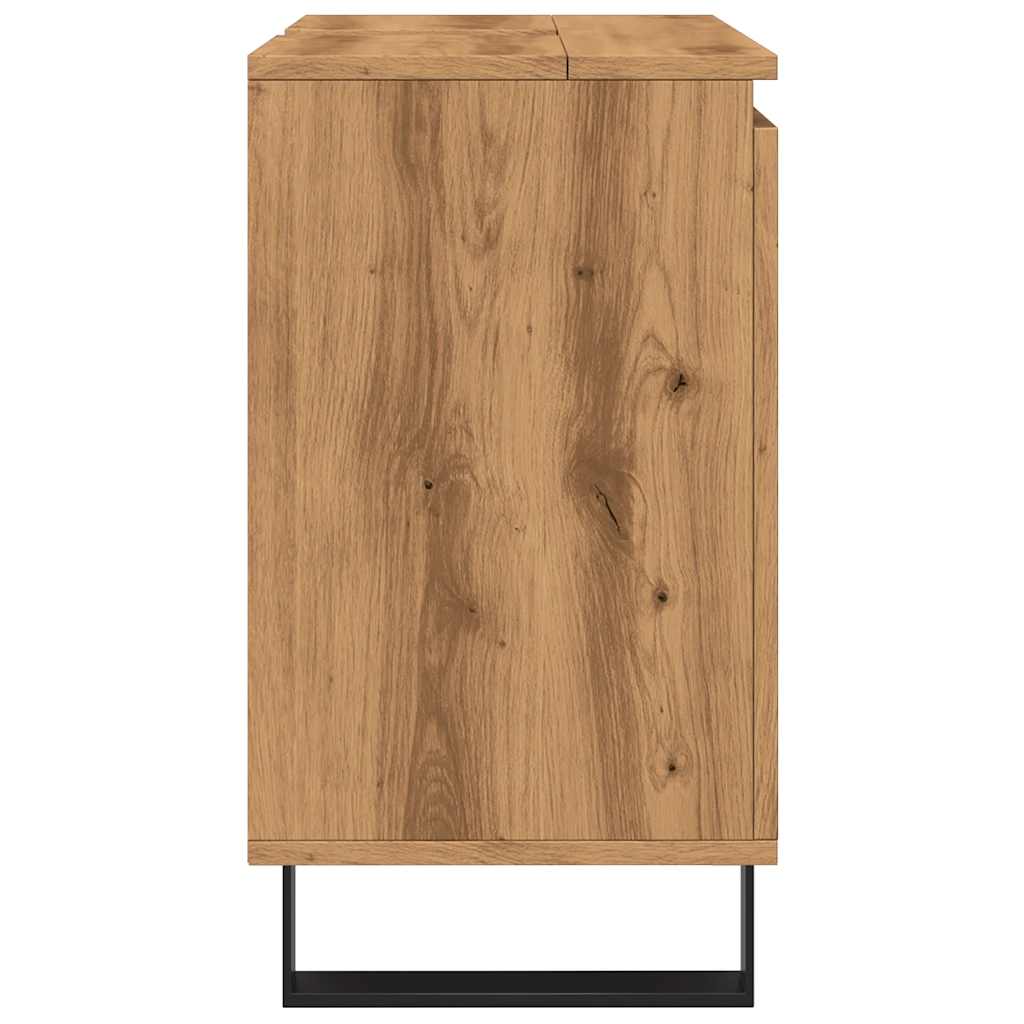 Bathroom Cabinet Artisan Oak 58x33x60 cm Engineered Wood