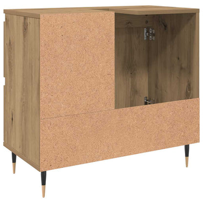 Bathroom Cabinet Artisan Oak 65x33x60 cm Engineered Wood