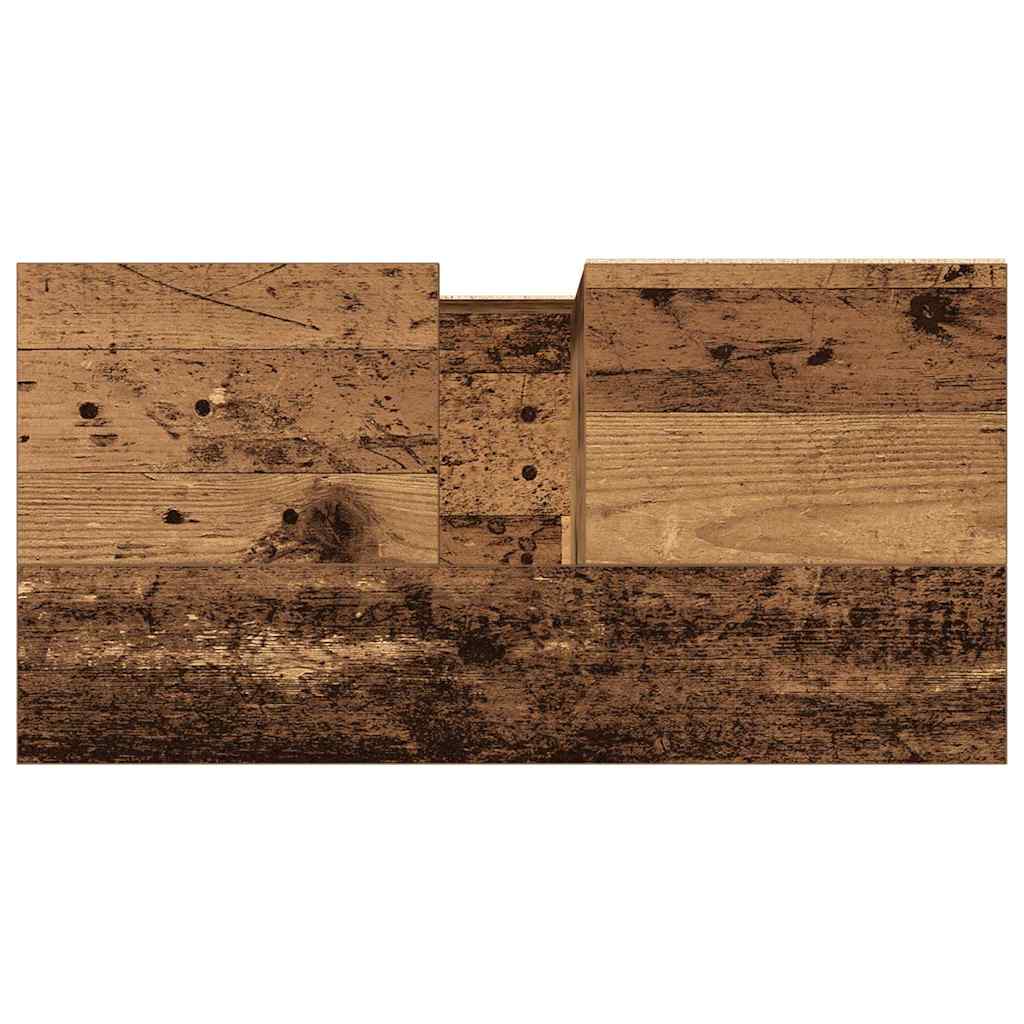 Sink Cabinet Old Wood 65x33x60 cm Engineered Wood