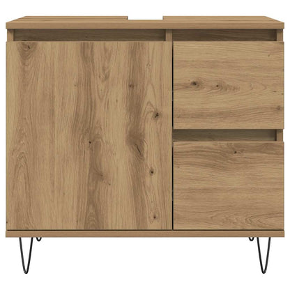 Sink Cabinet Artisan Oak 65x33x60 cm Engineered Wood