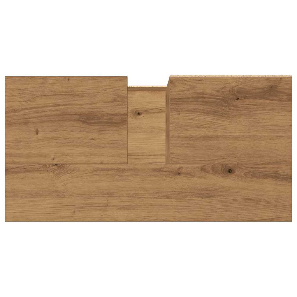 Bathroom Sink Cabinet Artisan Oak 65x33x60 cm Engineered Wood