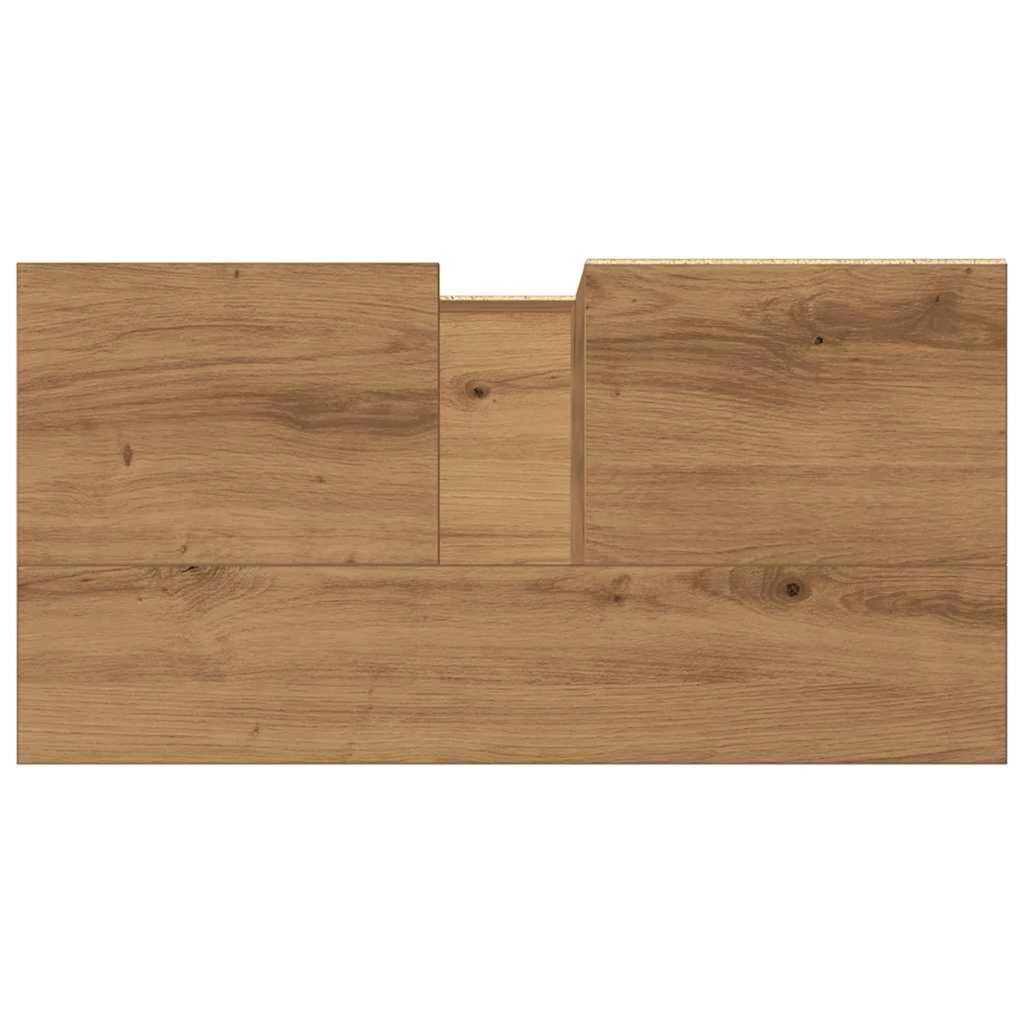 Bathroom Sink Cabinet Artisan Oak 65x33x60 cm Engineered Wood