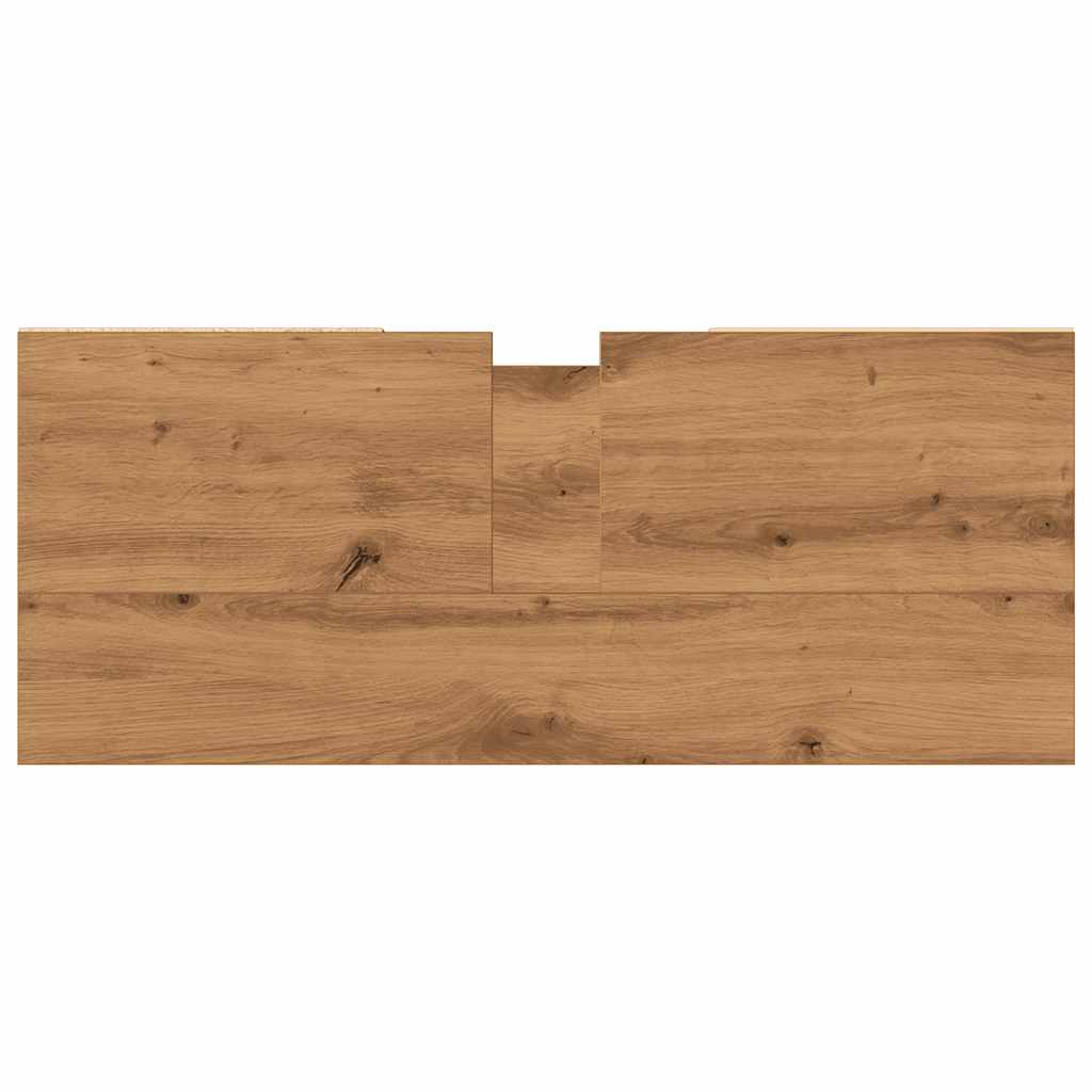 Bathroom Cabinet Artisan Oak 80x33x60 cm Engineered Wood