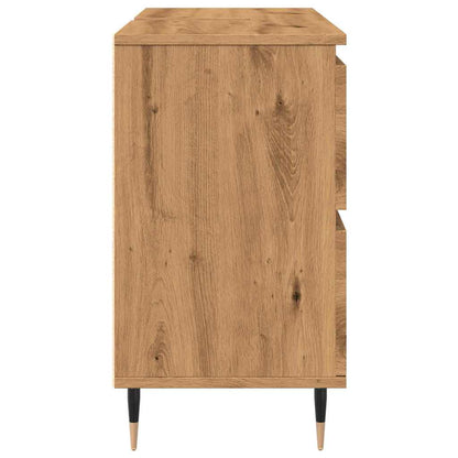 Bathroom Cabinet Artisan Oak 80x33x60 cm Engineered Wood