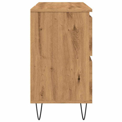 Bathroom Cabinet Artisan Oak 80x33x60 cm Engineered Wood