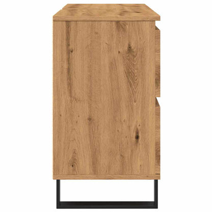 Bathroom Sink Cabinet Artisan Oak 80x33x60 cm Engineered Wood