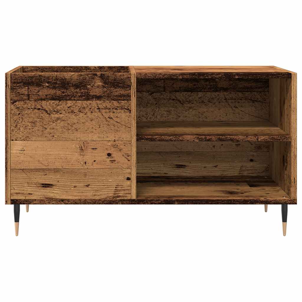 Record Cabinet Old Wood 84.5x38x48 cm Engineered Wood