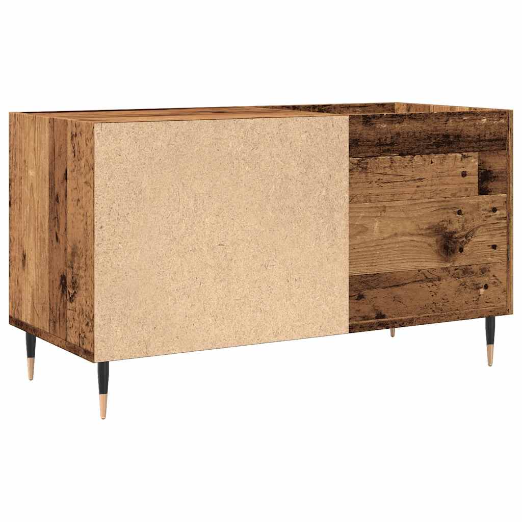 Record Cabinet Old Wood 84.5x38x48 cm Engineered Wood