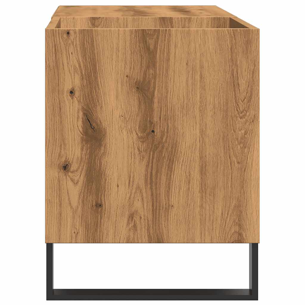Record Cabinet Artisan Oak 84.5x38x48 cm Engineered Wood