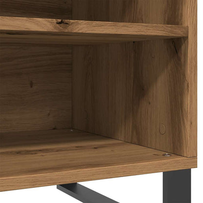 Record Cabinet Artisan Oak 84.5x38x48 cm Engineered Wood