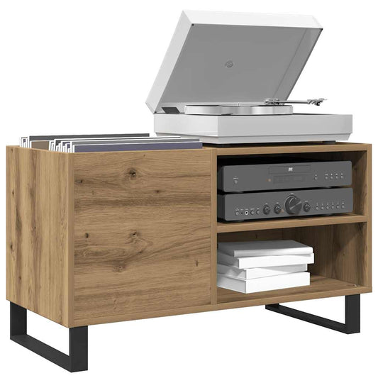 Record Cabinet Artisan Oak 84,5x38x48 cm Engineered Wood