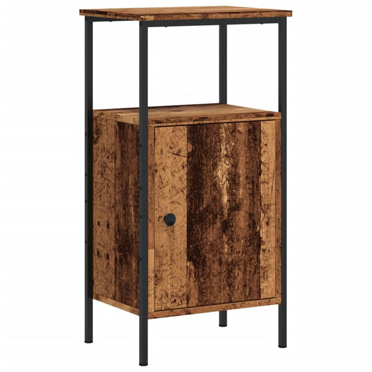 Bedside Cabinet Old Wood 41x31x80 cm Engineered Wood